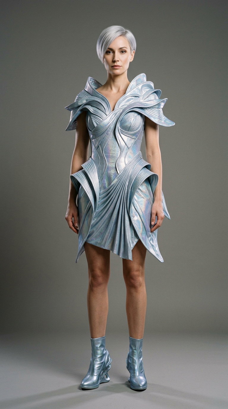 Futuristic Fashion Commercial reference person 1