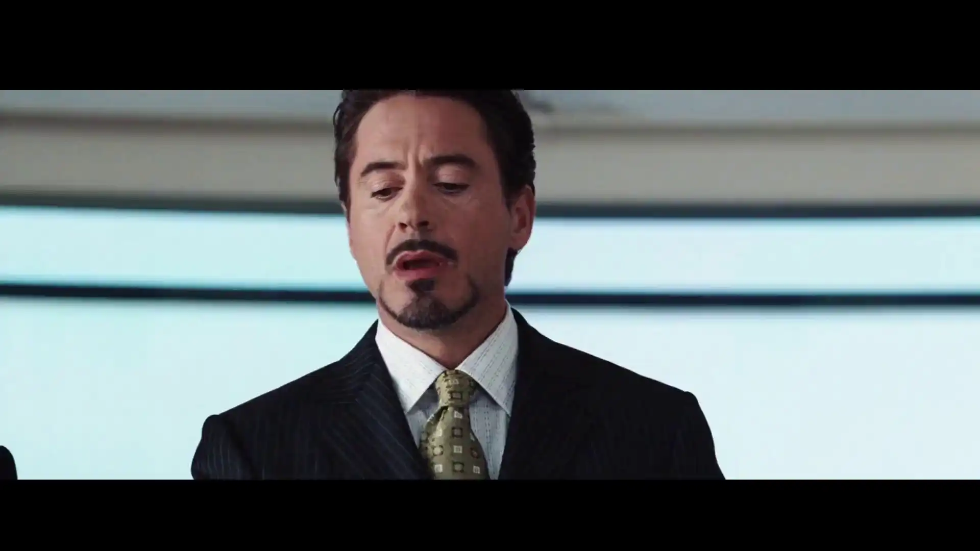Original video frame before character replacement