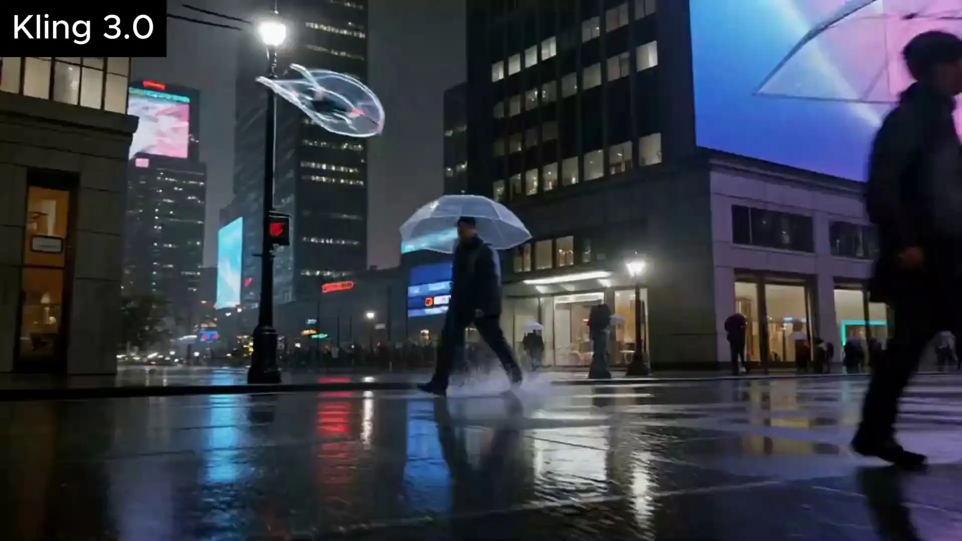 Kling 3.0 Science Fiction Scene video result