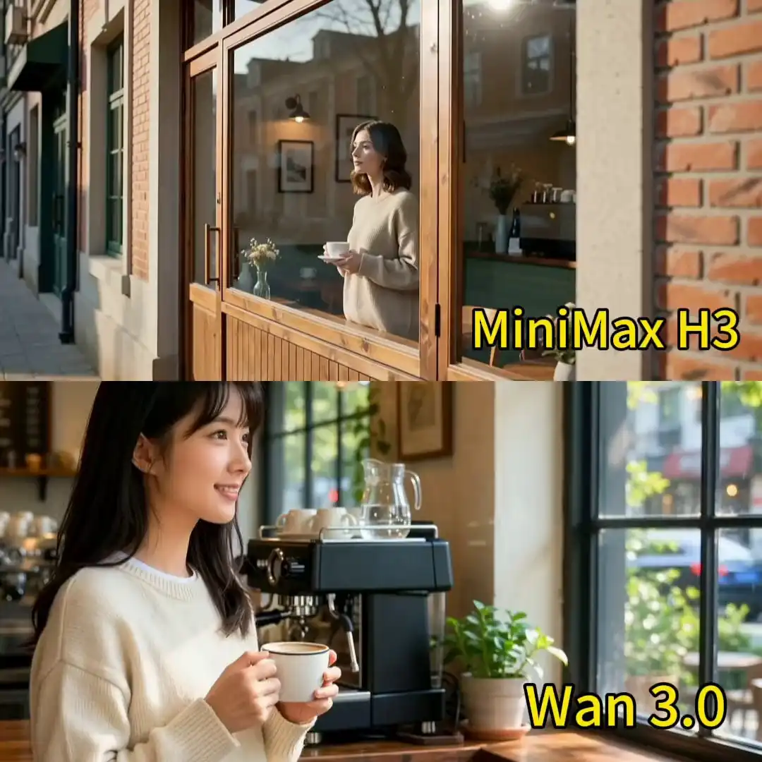 MiniMax H3 vs Wan 3.0 Character Performance: Expression and Subtle Movement video result