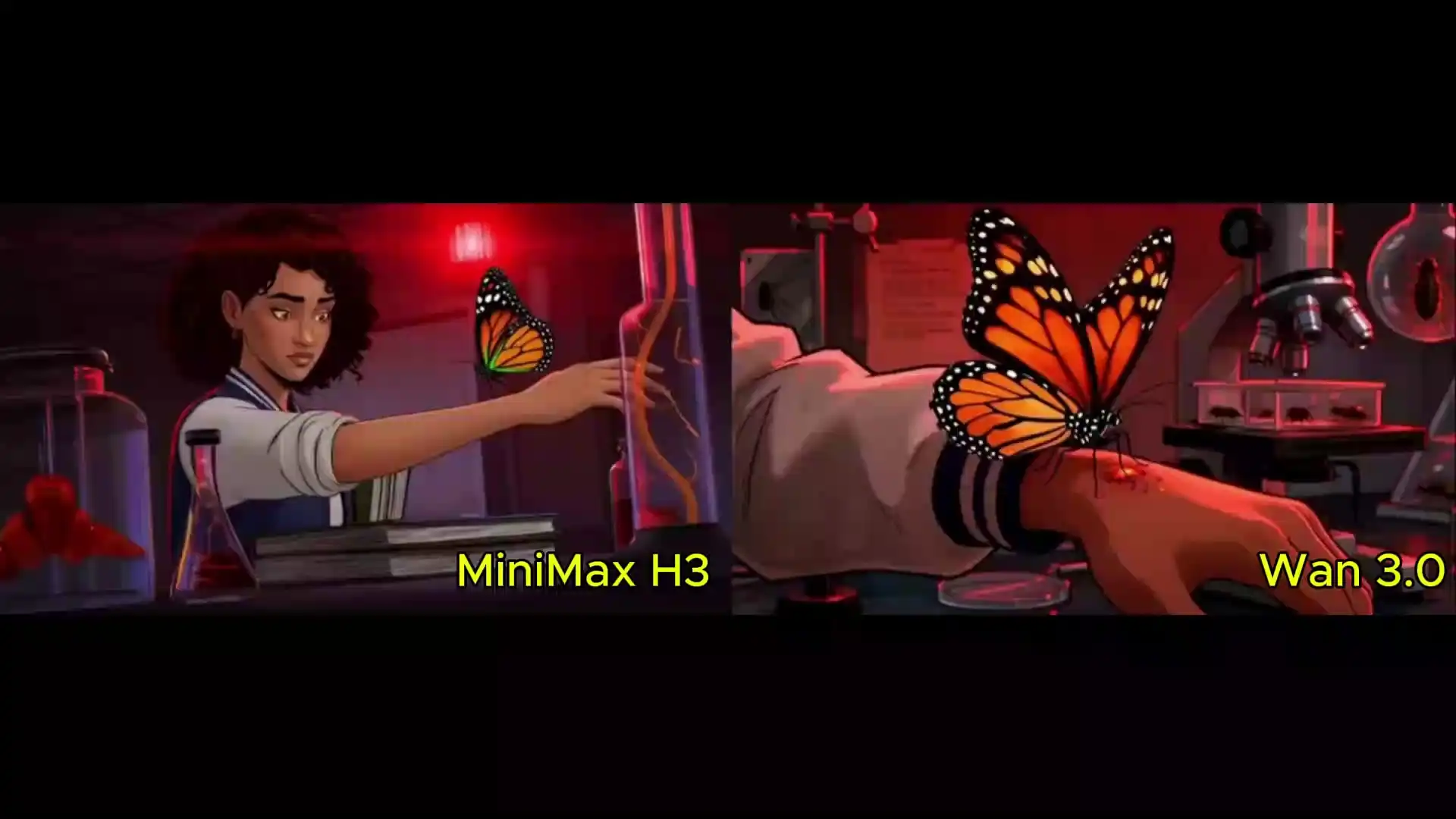 MiniMax H3 vs Wan 3.0 Stylized Animation: Keeping the Visual Style Consistent video result